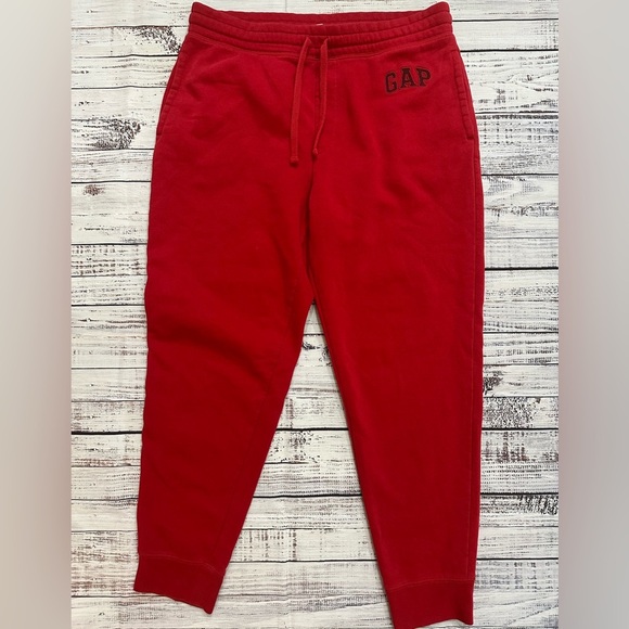 GAP Red Joggers‎ Sz. L - Picture 1 of 6